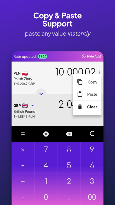 Fast Botswana Pula BWP convert Screenshot 10 of 10