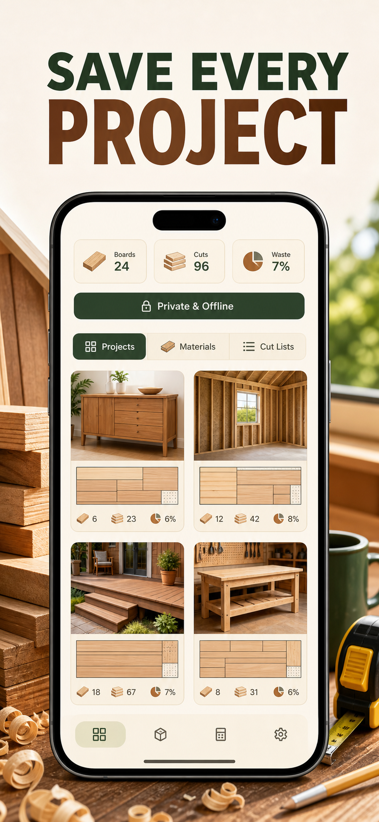 LumberCut: Cut List Optimizer screenshot 8