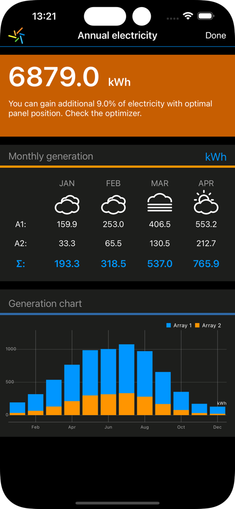 My Solar Panel screenshot 3