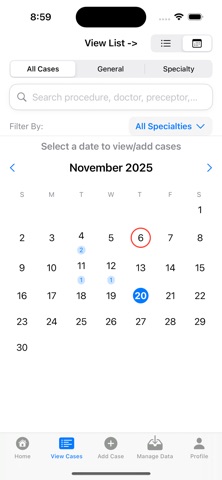 myClinicals Log screenshot
