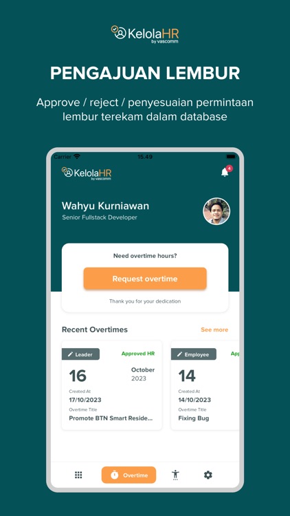 KelolaHR by Vascomm screenshot-3