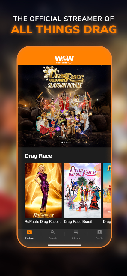 WOW Presents Plus 的 App Store 截图 1