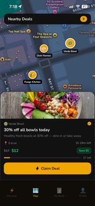 Glimpse, Find Restaurant Deals screenshot 2