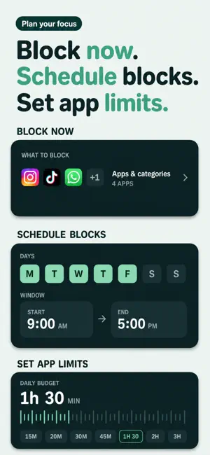 WeFocus: App Blocker & Limits screenshot 4