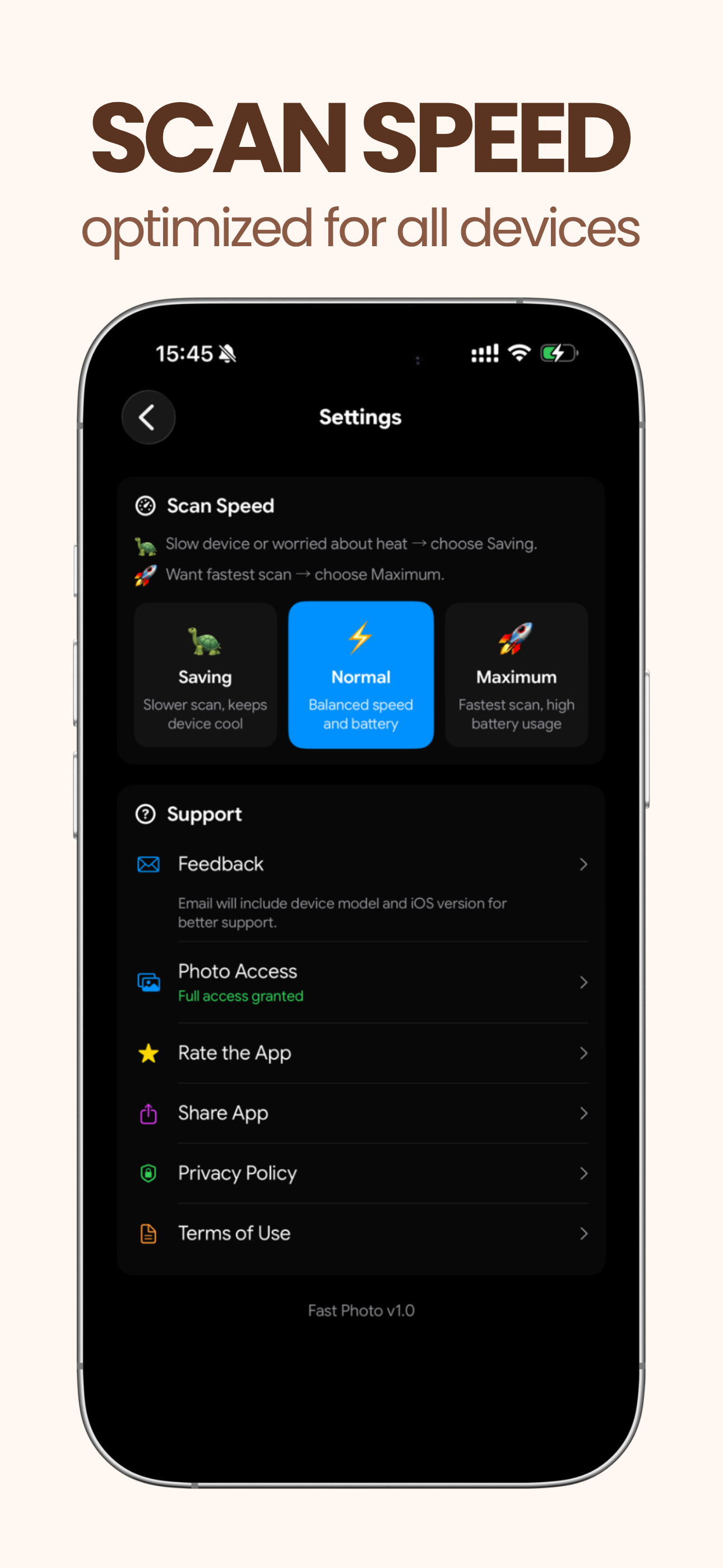 Clean Photo: Clean Storage
