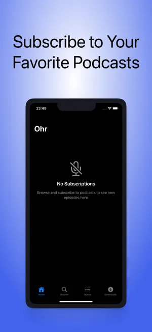Ohr Podcast App screenshot 1