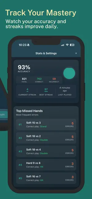 By The Book: Blackjack Trainer screenshot 3