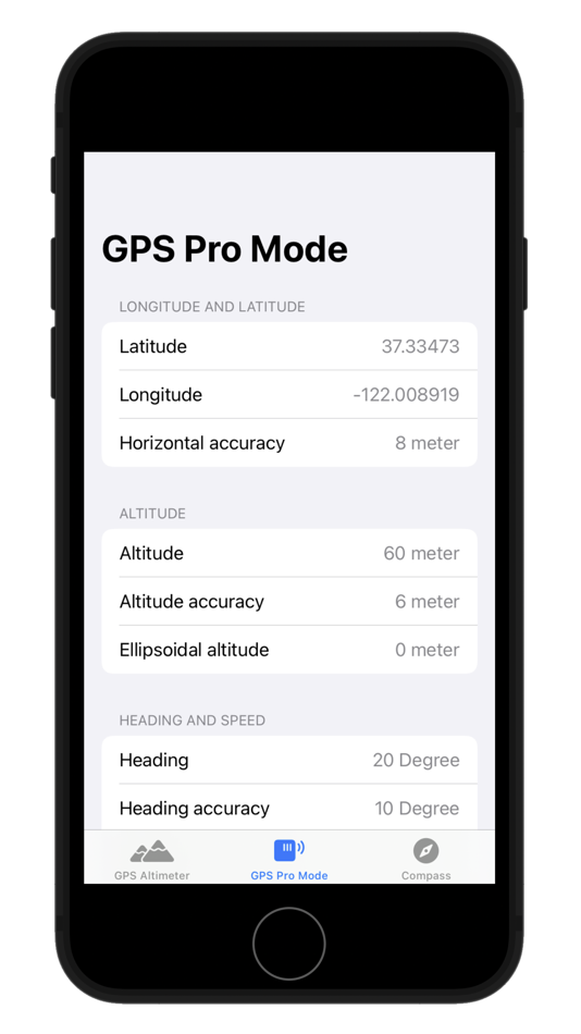 #2. GPS 高度计 (iOS) 由: 强 柳