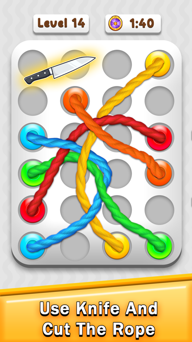 Twisted Rope Tangle Screw Game Screenshot