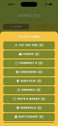 Games 365 Offline Pair BT/Wifi iPhone screenshot