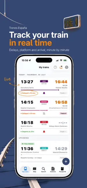 Spain Trains AVE, Renfe, OUIGO screenshot 1
