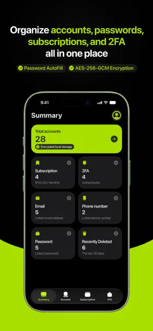 Otterkey：Password 2FA Manager screenshot 1