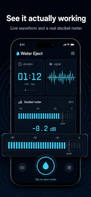 Water eject : clear speakers screenshot 2