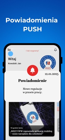 Mój NSZZFiPW iPhone screenshot 6