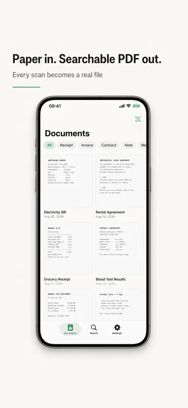 Scan to PDF - Document OCR screenshot 1 of 3