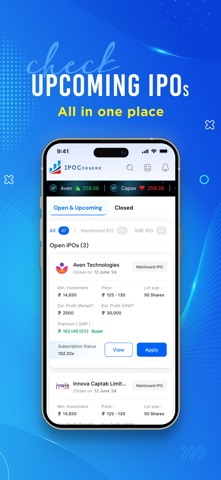 IPOCornerr screenshot