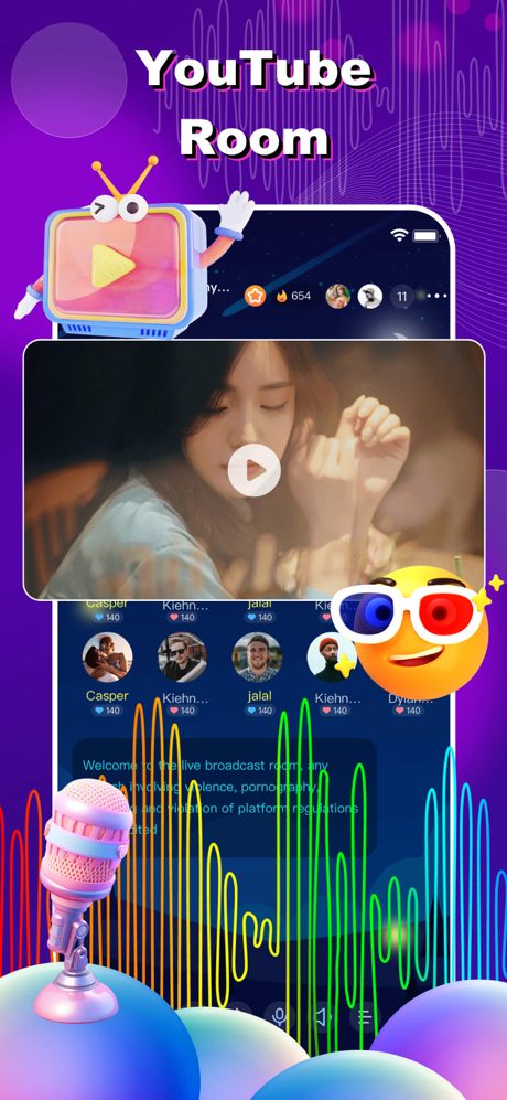 Veco - Live Stream & Party screenshot 3