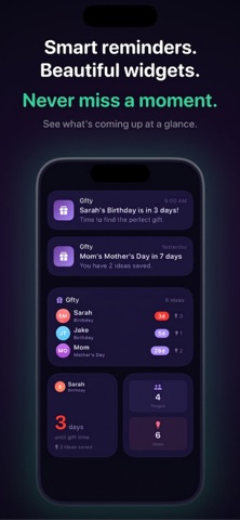 gfty: Birthday & Gift Reminder Screenshot 2 of 5