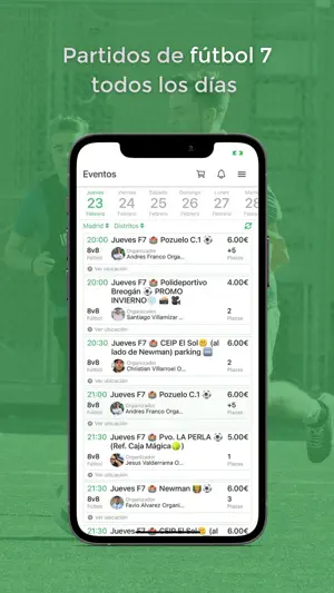 IF7SPORTS Juega fútbol Amateur screenshot 2