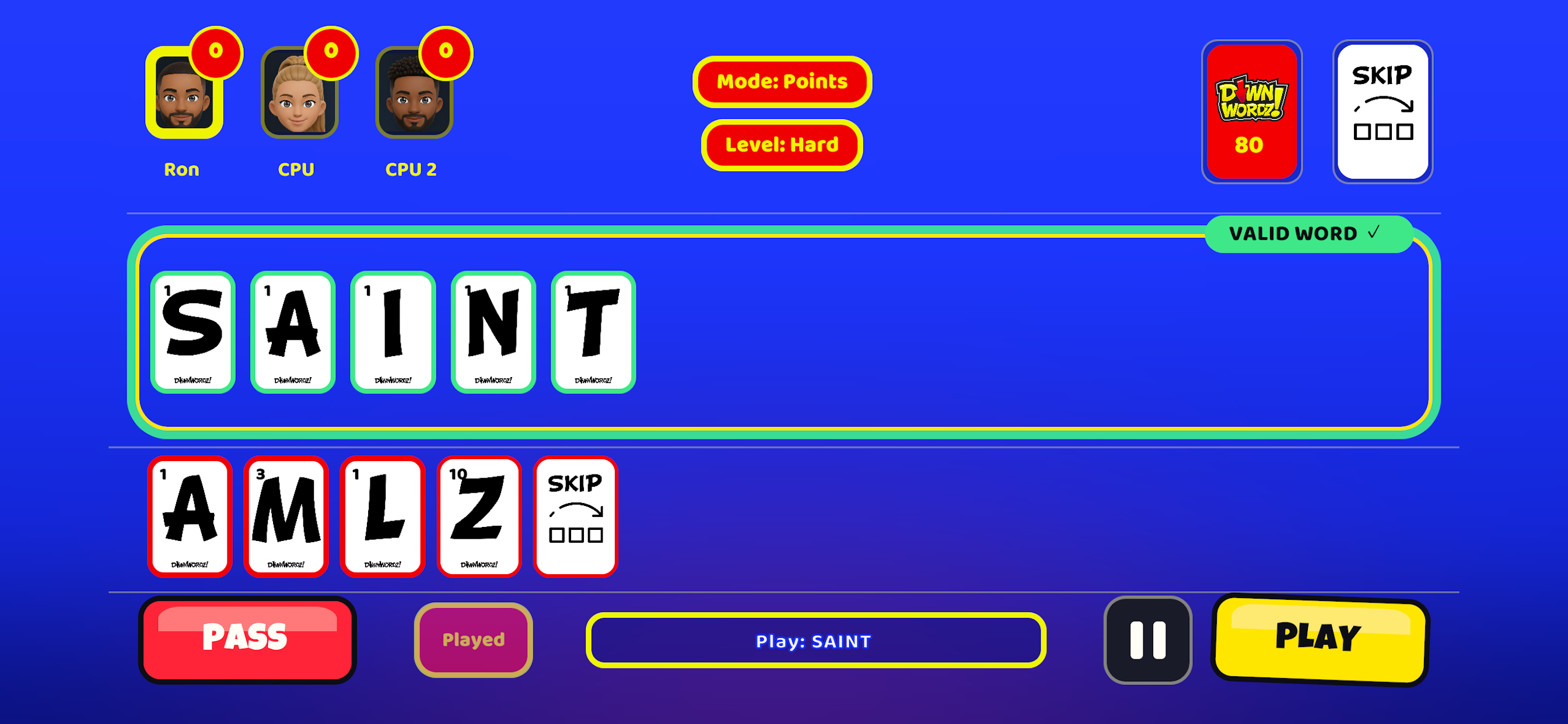 DownWordz! screenshot 5