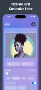Easy Pixel- 8 bit image Maker screenshot #3 for iPhone