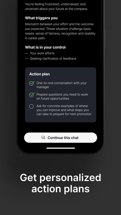 Eve: Workplace Stress AI Coach Screenshot