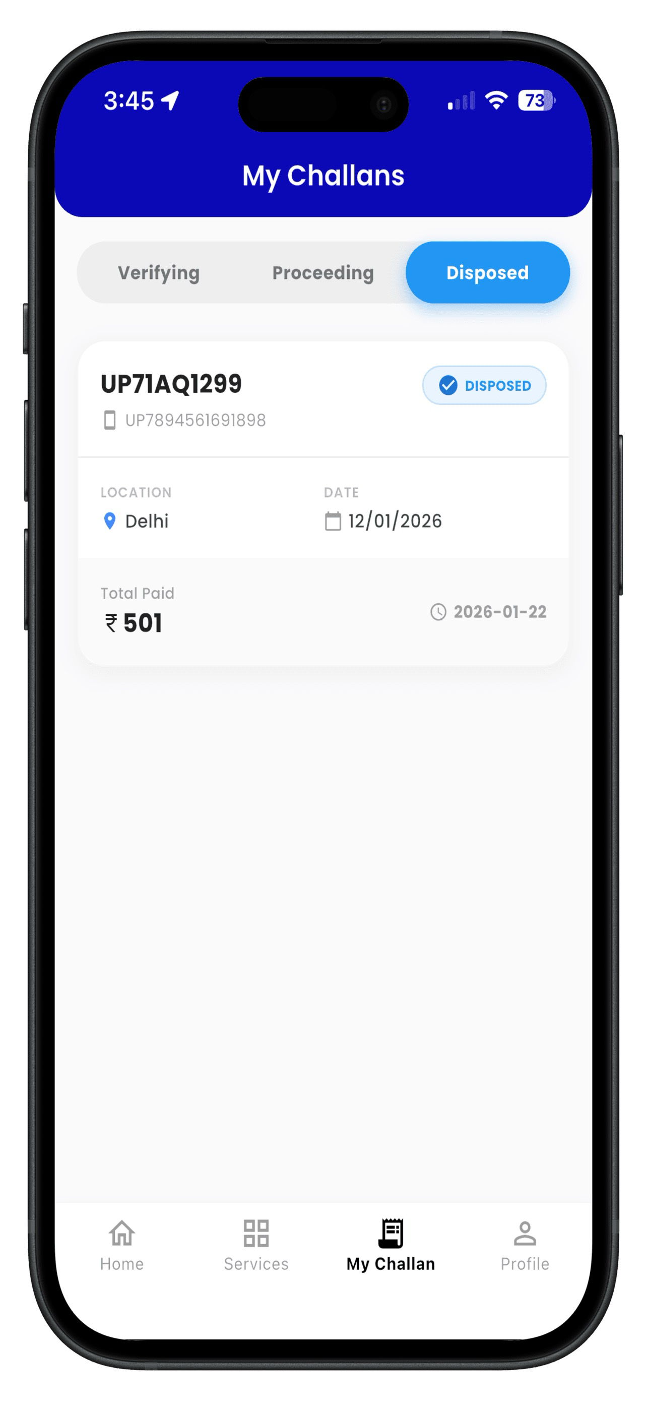 Offline Challan screenshot 3