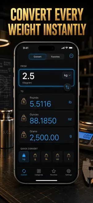 Weight Converter Calculator screenshot 1