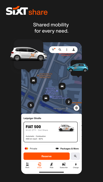 SIXT rent, share, ride & plusのおすすめ画像4
