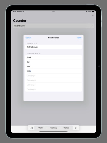 Countify+ iPad screenshot