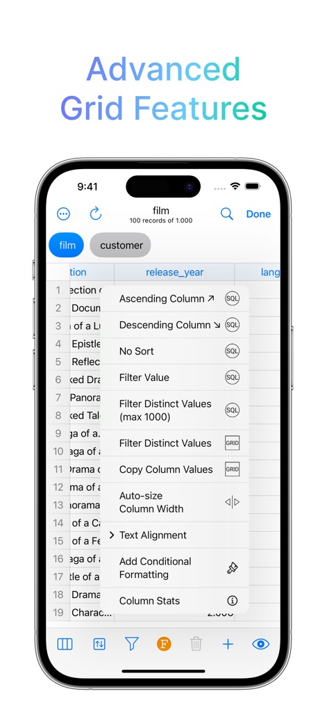 SQL Server Mobile Client PRO - Developer Tools App | MWM
