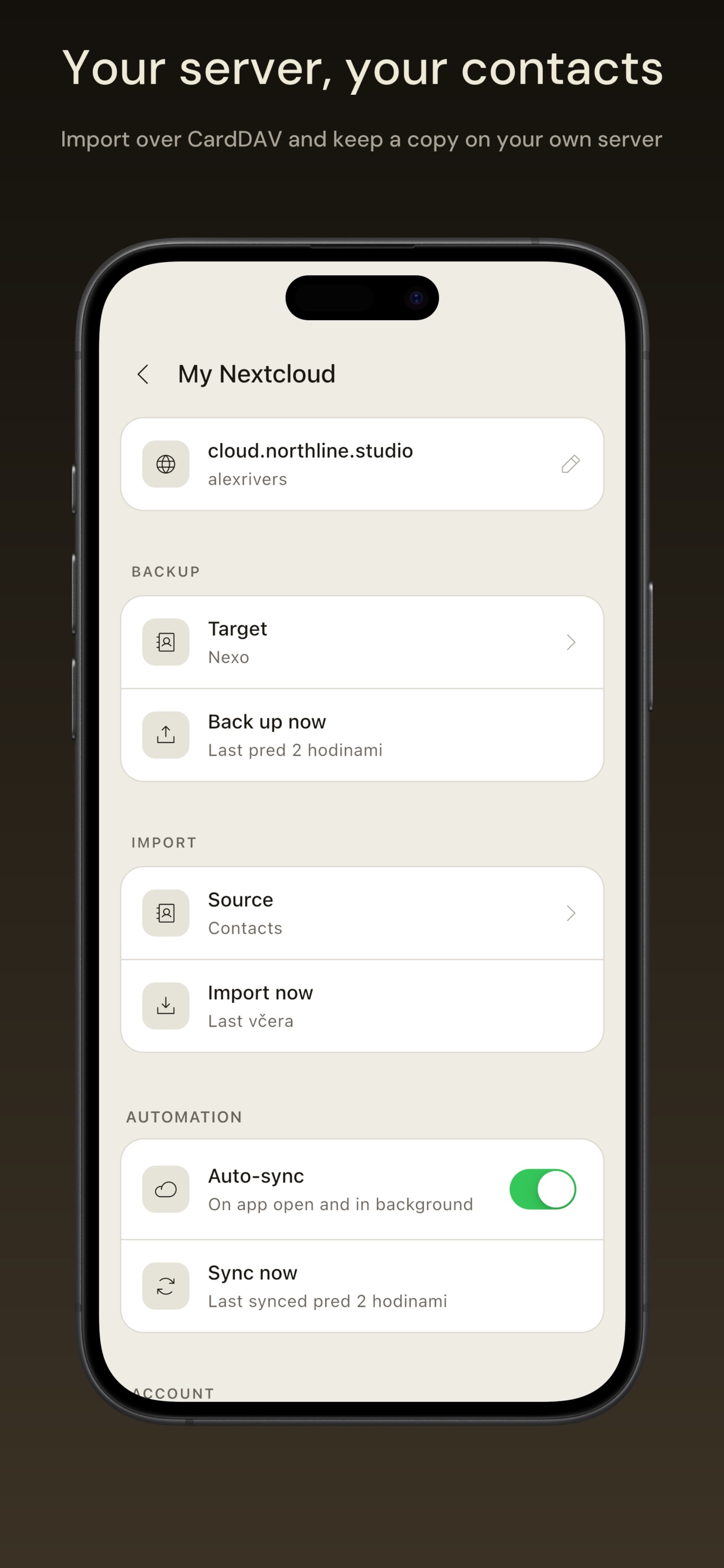 Screenshot 7 of Nexo: Contacts & Business Card