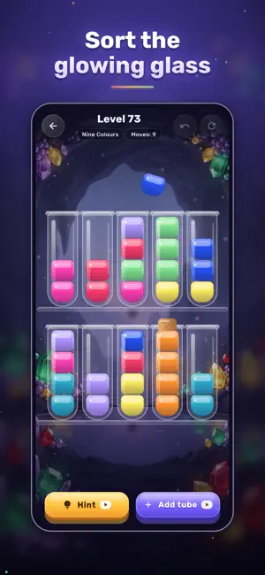 Klack Sort: Color Puzzle screenshot 1