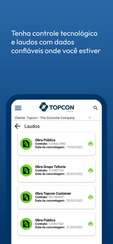 Cliente Concrebras iPhone screenshot