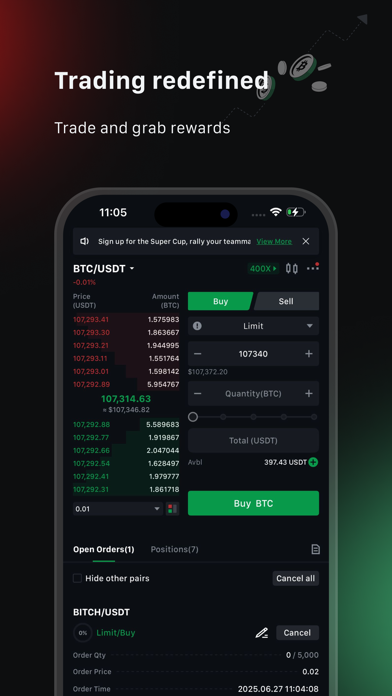 Screenshot #3 pour Ourbit: Buy Bitcoin & Crypto