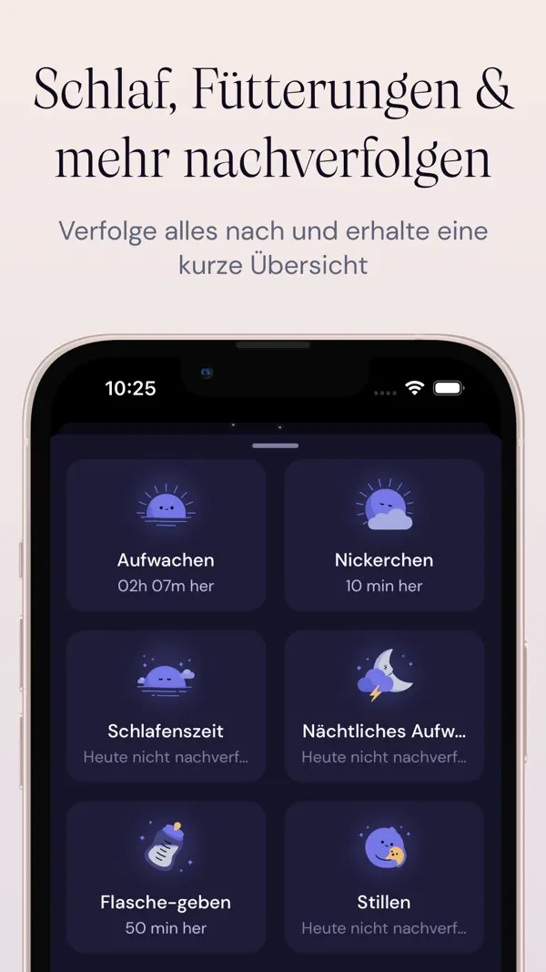 Napper: Schlafplan & Geräusche Screenshot 2