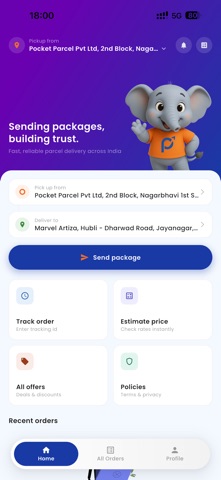 Pocket Parcel: Delivery App screenshot