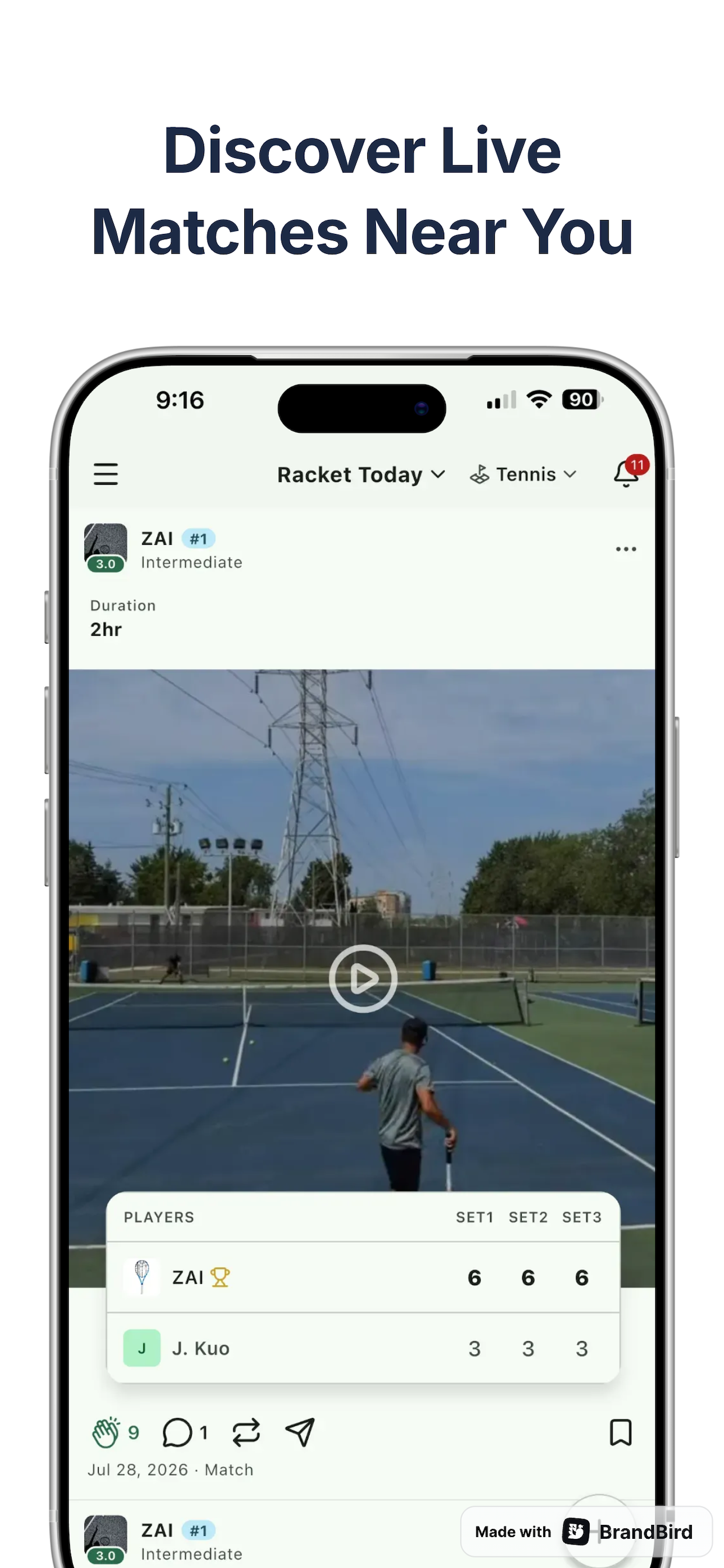 Racket - Tennis & Pickleball screenshot 3