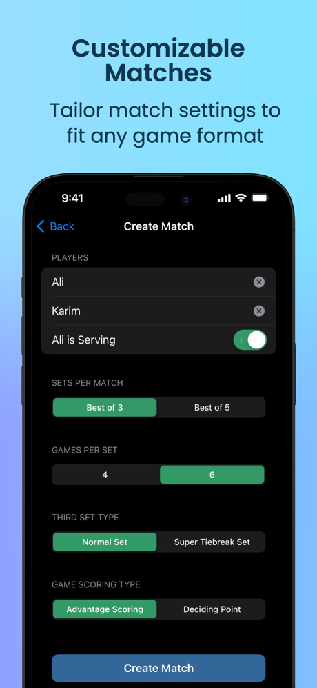 IN: Tennis Score Master screenshot 4