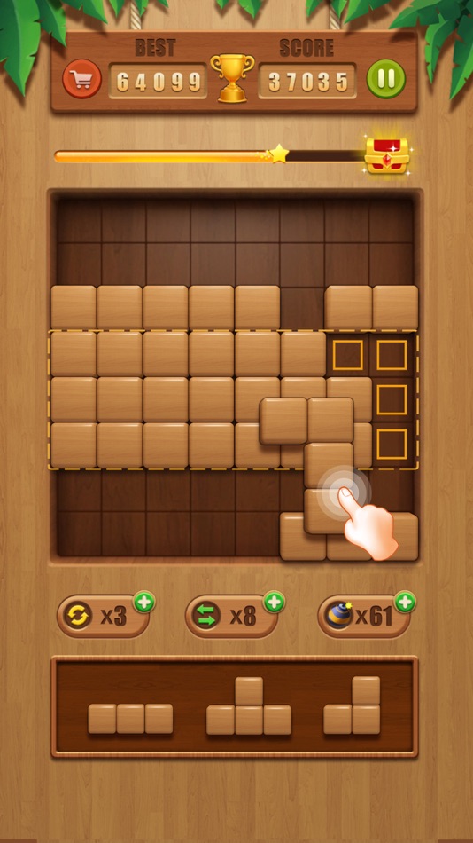 #1. Wood Merge :Block 3D (iOS) 来自: BRAINWAVE MC PTE. LTD.