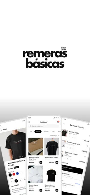 Remeras Básicas screenshot 1