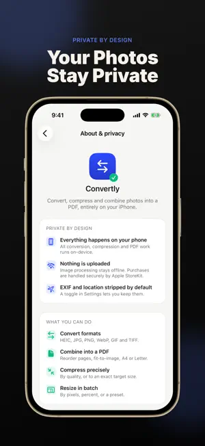Convertly: Photo to PDF & JPG screenshot 4