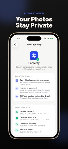 Convertly：图片压缩与格式转换 screenshot