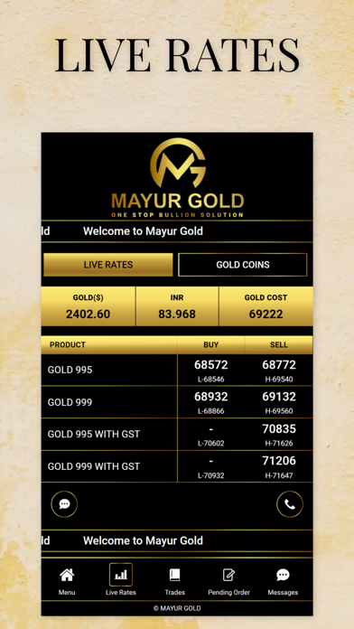 Mayur Gold Screenshot