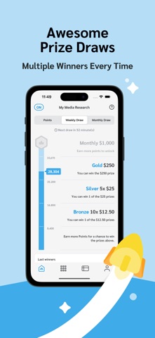 Media Rewards: Earn Rewards iPhone screenshot