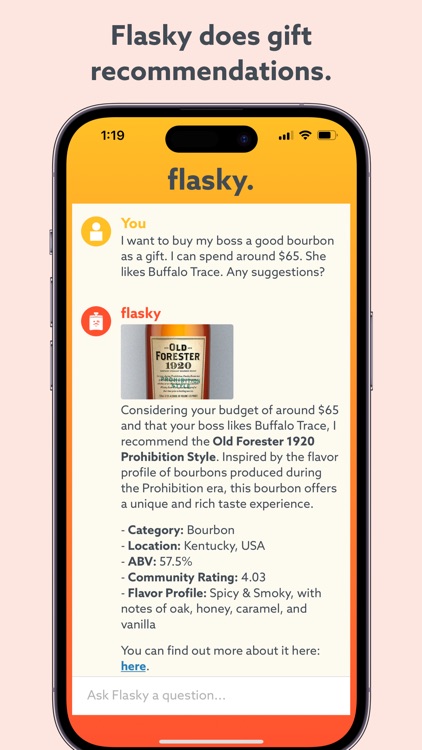 Flasky: Liquor Recommendations
