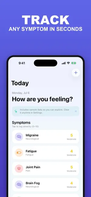 Symptom Tracker: Flare Log screenshot 2