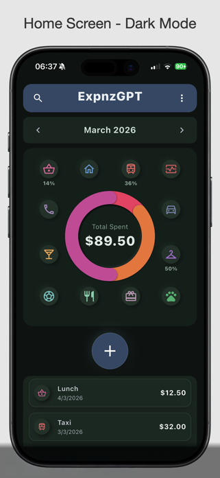 ExpnzGPT - Expense Tracker Screenshot 2 of 5