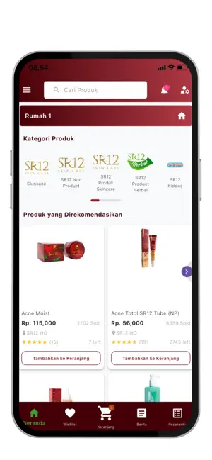 SR12 E-Commerce screenshot 1
