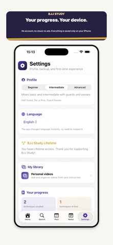BJJ Study: Jiu-Jitsu App Screenshot 6 of 6